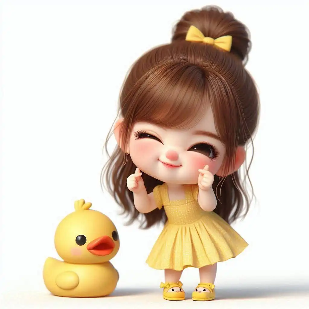 cute girl pic for dp cartoon